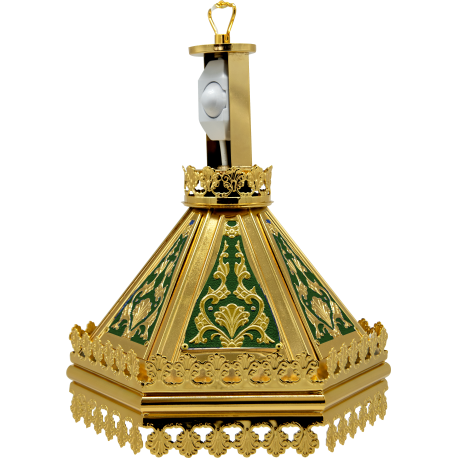 FANAR strana aurit email verde hexa O 110-1135