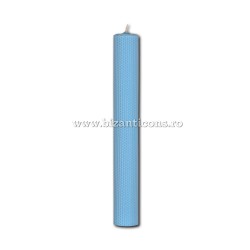 17-401 Lumanare Botez din ceara naturala 40x5,1 cm - bleo