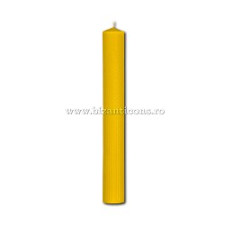 17-403 Lumanare Botez din ceara naturala 40x5,1 cm - galbena
