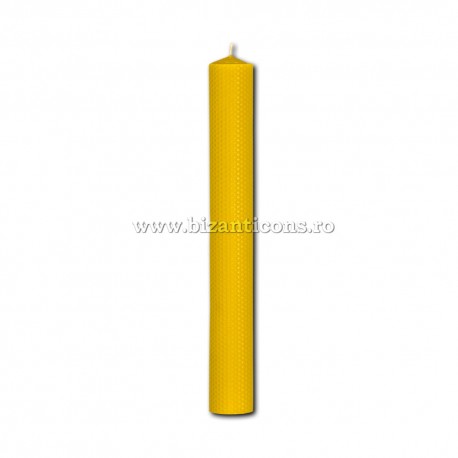 17-403 Lumanare Botez din ceara naturala 40x5,1 cm - galbena 17-403 Lumanare Botez din ceara naturala 40x5,1 cm - galbena