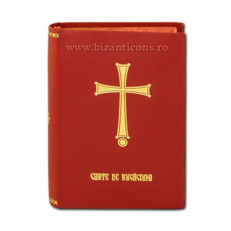 73-50 Carte de rugaciuni cu scris mare - legata in piele