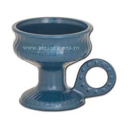 CATUIE antimoniu fara capac MICA 6cm - Albastru D81-6Ab 22/bax