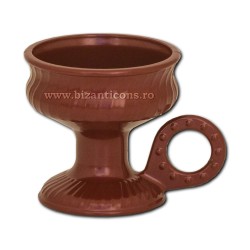 CATUIE antimoniu fara capac MICA 6cm - Rosu D81-6R 22/bax