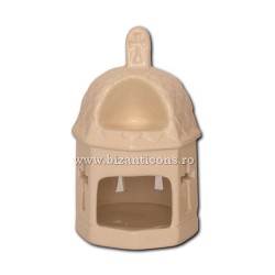 116-7 catui portelan cupola ALB 7x12 cm