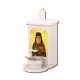 125-527 Candela cu ulei - portelan - 24,5x16x11 cm - Sf. Cuv. Sofian 