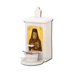 125-530 Candela cu ulei - portelan - 24,5x16x11 cm - Sf. Cuv. Arsenie de la Prislop