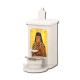125-534 Candela cu ulei - portelan - 24,5x16x11 cm - Sf. Cuv. Dometie cel Milostiv de la Ramet
