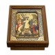 ICONOSTAS lemn masiv - mare - 393 icoane HD 15-820