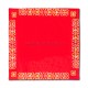 ILITON rosu - cruce argintie+ margine brodata 70x70 IL202-9