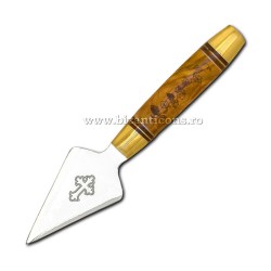 Copie medie - maner lemn - lama INOX 4,5x8+10,5cm M103-121