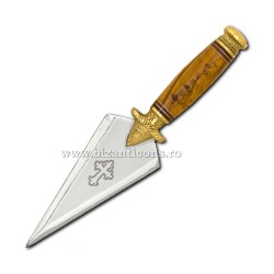 Copie mare A - maner lemn - lama INOX 6x13,5+11cm M103-122