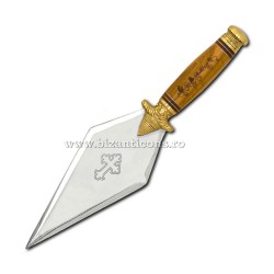 Copie mare B - maner lemn - lama INOX 7x16,5+11cm M103-123