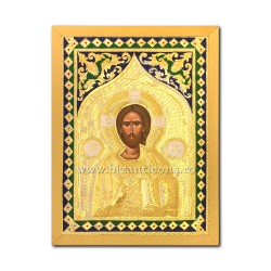 Icoana cizelata manual email 39x49 M Pantocrator O70-001