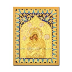 Icoana cizelata manual email 39x49 Md Dulcea Sarutare O70-002