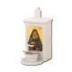 125-517 Candela cu ulei - portelan - perete sau masa 24,5x16x11 cm - Sf Iosif Isihastul