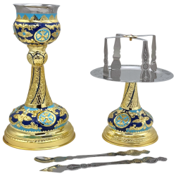 SET SF VASE 350 ml aurit - email - Neo O 12-134Β