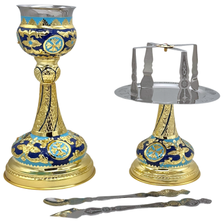 SET SF VASE 350 ml aurit - email - Neo O 12-134Β