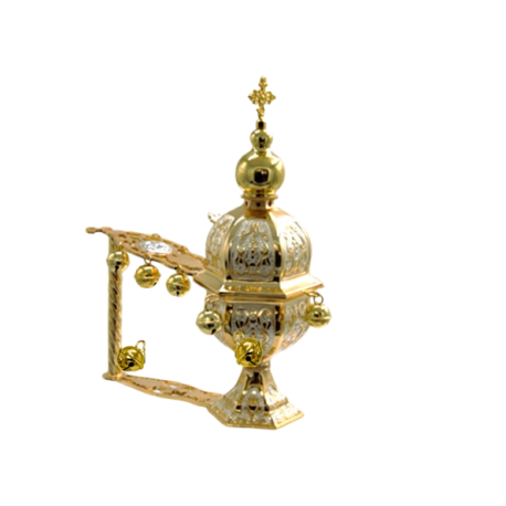 CADELNITA MANA hexa 0 aurita si argintata O 93-973