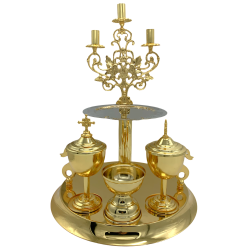 LITIER cu VULTUR aurit O 97-1016