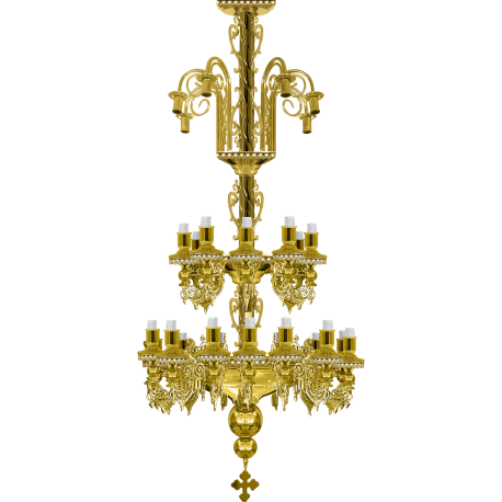 POLICANDRU M1 BRONZ 28 becuri aurit EMAIL O 115-1162