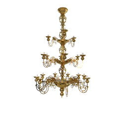 POLICANDRU M6 BRONZ 21 becuri aurit 70x190cm O 3805-21