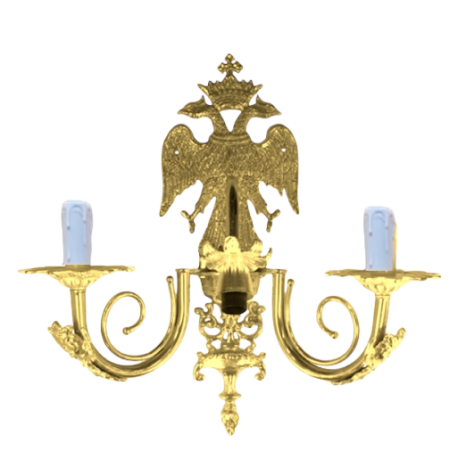 APLICA BRONZ - inger 3 becuri aurit O 124-1216