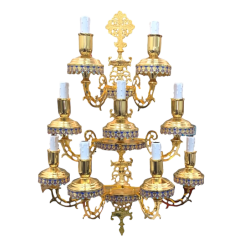 APLICA M2 BRONZ - Aghioritic 9 becuri aurit EMAIL O 123-1213