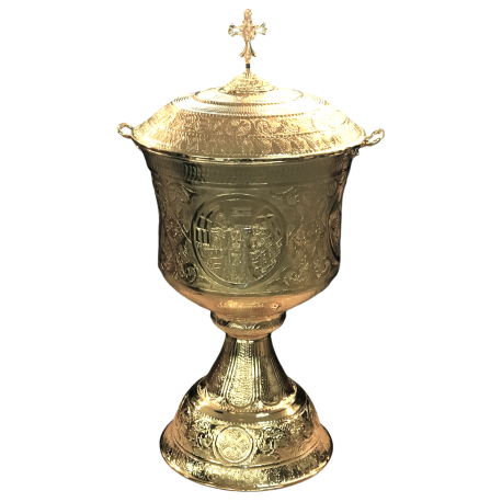 CRISTELNITA cizelata 65 litri aurita O 127-1240A