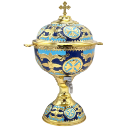 VAS aghiasma 6 litri aurit - email 26x45cm O 128-1259B