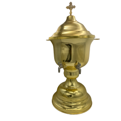 VAS aghiasma 9 litri aurit O 128-1248