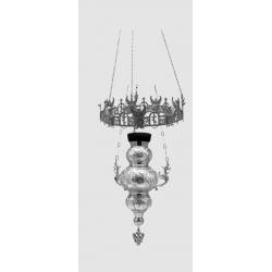 CANDELA CU HOROS No4 Ker argintata - X58-502Ag / O 78-835 Ag