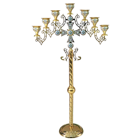 CANDELA IMPARATEASCA 7 brate - ulei aurita email Hexa 2 O 63-672