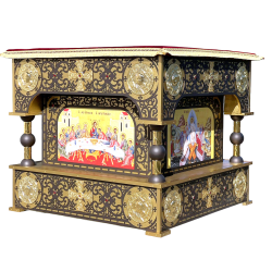 SFANTA masa icoane poza - bronz aurita BAROK O 139-1343