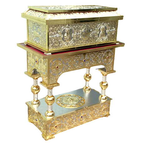 MASA bronz aurita si argintata O 139-1344