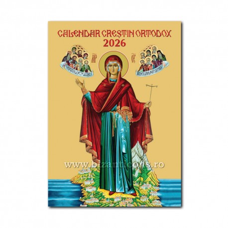 CALENDAR perete A4 - spira - albastru MD Sporul Casei 50/set CP48-1