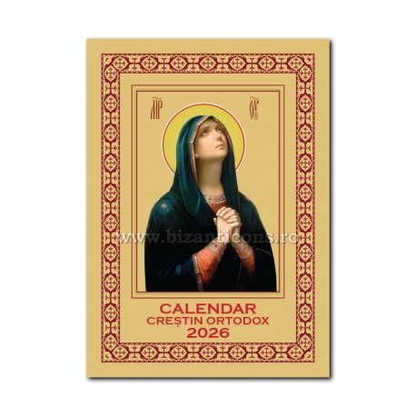 CALENDAR perete A4 - spira - Maica Domnului 20/set CP48-3