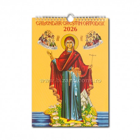 CALENDAR perete A4 - spira - albastru MD Sporul Casei 50/set CP48-1