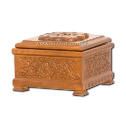 Racla lemn gravat 15x20x20 cm R 126-1308