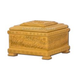 Racla lemn gravat 15x20x20 cm R 126-1311