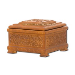 Racla lemn gravat 15x20x20 cm R 126-1312