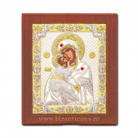 Icoana Ag925 lemn MD Vladimir 10x12,5 PM30-007