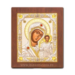 Icoana Ag925 lemn MD Kazan 10x12,5 PM30-004