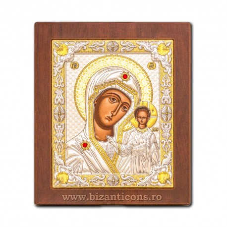 Icoana Ag925 lemn MD Kazan 10x12,5 PM30-004