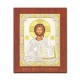 Icoana Ag925 lemn Pantocrator 18x22 PM40-001