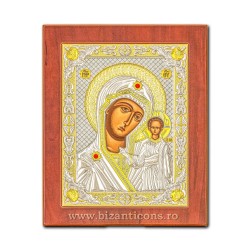 Icoana Ag925 lemn MD Kazan 18x22 PM40-004