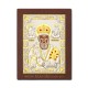 Icoana Ag925 lemn Sf Nicolae 20x26 PM50-009