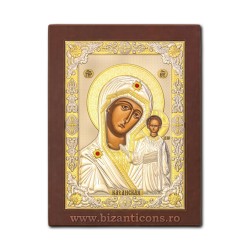 Icoana Ag925 lemn MD Kazan 24x32 PM60-004