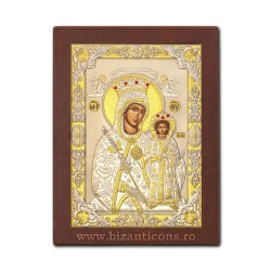 Icoana Ag925 lemn MD cu Trandafir 24x32 PM60-250