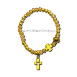 40-315 metanie sticla - cruce aurie metal 12/set