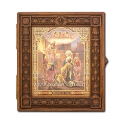SET ICOANE PRAZNICARE in rama 29x33 cm - 13 icoane ICR 19